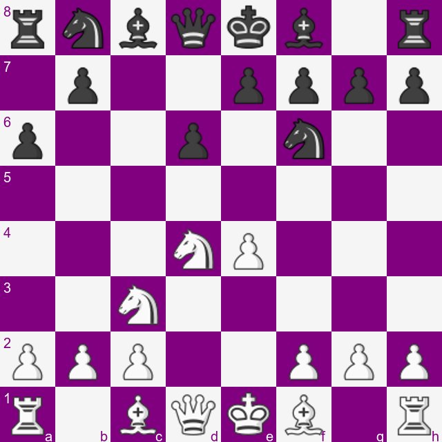 Black plays ...a6 in the Najdorf Variation